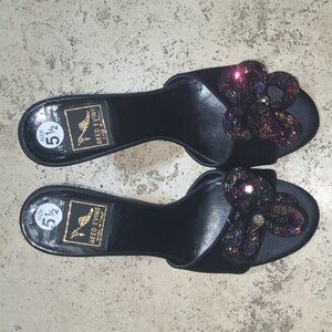 Anthropologie By Reed Evins Black Heels Size 5.5